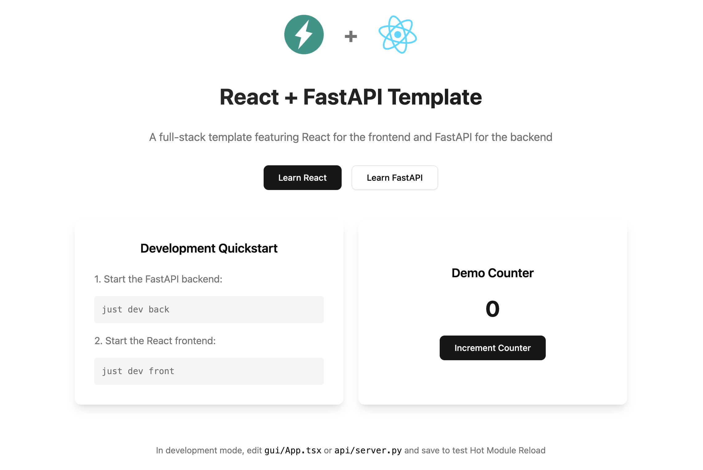 react-fastapi-template